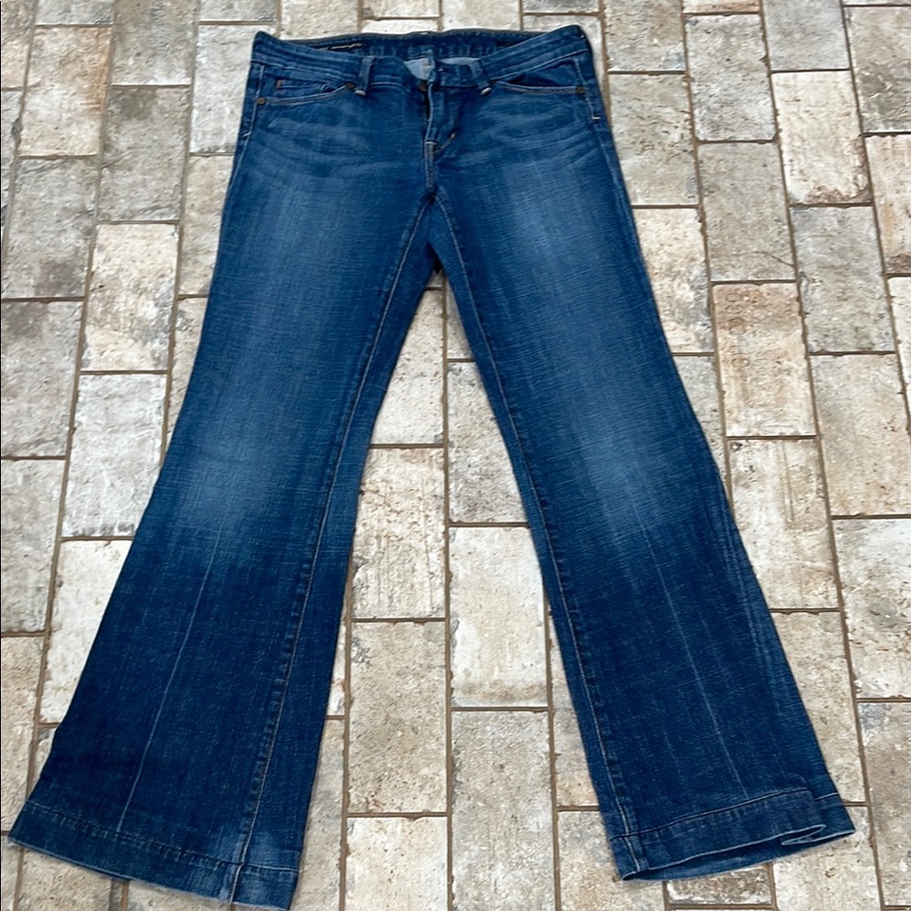 Citizens Of Humanity Flare Blue Denim Jeans